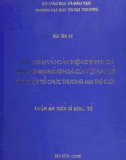 Luận văn: Điều chính vả hoàn thiện chính sách thương mại hàng hóa của Việt Nam để gia nhập tổ chức thương mại thế giới