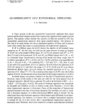 Báo cáo toán học: Quasisimilarity and hyponormal operators 