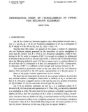 Báo cáo toán học: Orthogonal pairs of *-subalgebras in finite von Neumann algebras 