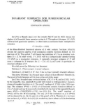 Báo cáo toán học: Invariant subspaces for subquasiscalar operators 