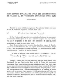 Báo cáo toán học: Sous-espaces invariants pour les contractions de classe C_{1.}, et vecteurs cycliques dans C_0(Z) 