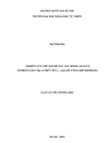Luận án Tiến sĩ Hóa học: Nghiên cứu chế tạo hệ xúc tác spinel Zn-Al và hydrotanxit Mg-Al trên nền y-Al2O3 để tổng hợp biodiesel