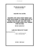 Tóm tắt luận án Tiến sĩ Kỹ thuật: Nghiên cứu giải pháp nâng cao hiệu quả quản lý phân bùn bể tự hoại cho các đô thị Việt Nam - Nghiên cứu điển hình cho thành phố Hà Nội