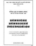 Đạo đức sinh thái và viện giáo dục đạo đức sinh thái cho cán bộ chủ chốt cấp huyện các huyện phía Bắc nước ta hiện nay