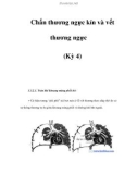 Chấn thương ngực kín và vết thương ngực (Kỳ 4)