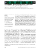 Báo cáo khoa học: Puriﬁed RPE65 shows isomerohydrolase activity after reassociation with a phospholipid membrane