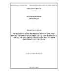 Luận án Tiến sĩ Vật lý: Nghiên cứu nồng độ điện tử tổng cộng, đặc trưng gradient tầng điện ly và ảnh hưởng của chúng tới quá trình truyền tín hiệu vệ tinh GPS ở khu vực Việt Nam