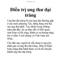 Ðiều trị ung thư đại tràng