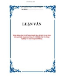 LUẬN VĂN: Hoàn thiện công tác kế toán doanh thu, chi phí và xác định kết quả kinh doanh tại Công Ty Cổ Phần Vật Tư Nông Nghiệp Và Xây Dựng Hải Phòng