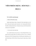 VIÊM NHIỄM MIỆNG - HÀM MẶT – PHẦN 2