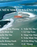 Bài báo cáo: PHẦN MỀM MIKE 11 VÀ ỨNG DỤNG