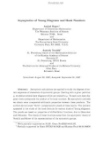 Báo cáo toán học: Asymptotics of Young Diagrams and Hook Numbers