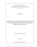 Luận văn Thạc sĩ Khoa học: Phương pháp sắc ký lỏng khối phổ (LC-MS/MS) xác định dư lượng một số kháng sinh nhóm Sulfonamides trong thịt gia súc gia cầm