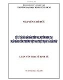 Luận văn Thạc sĩ Kinh tế: Xử lý tài sản đảm bảo tiền vay, nợ tồn đọng tại Ngân hàng Công thương Việt Nam - Thực trạng và giải pháp