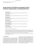 Báo cáo hóa học: Image Analysis of Soil Micromorphology: Feature Extraction, Segmentation, and Quality Inference Petros Maragos