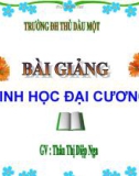 Bài giảng Sinh học đại cương: Chương IV - GV. Thân Thị Diệp Nga