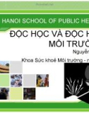 Bài giảng Độc học và độc học môi trường