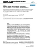 báo cáo khoa học: Stepping stability: effects of sensory perturbation