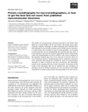 Báo cáo khoa học: Protein crystallography for non-crystallographers, or how to get the best (but not more) from published macromolecular structures