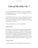 Làm gì khi chán việc ?