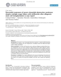 Báo cáo y học: Successful treatment of severe sinusoidal obstruction syndrome despite multiple organ failure with defibrotide after allogeneic stem cell transplantation: a case report