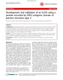 Báo cáo y học: Development and validation of an ELISA using a protein encoded by ORF2 antigenic domain of porcine circovirus type 2