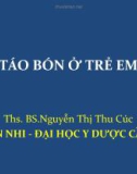 Táo bón trẻ em