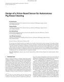 Báo cáo hóa học: Design of a Vision-Based Sensor for Autonomous Pig House Cleaning