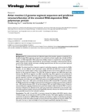 Báo cáo khoa học: Avian reovirus L2 genome segment sequences and predicted structure/function of the encoded RNA-dependent RNA polymerase protein