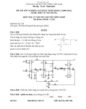 Đề thi tốt nghiệp Cao đẳng Nghề khóa 2 (2008 - 2011) môn Điện tử dân dụng: LT26