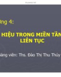 Bài giảng xử lý số tín hiệu - Chương 4