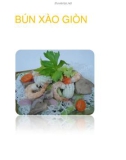 BÚN XÀO GIÒN