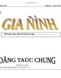 Giáo án Mầm non: Chủ đề 3 - Gia đình