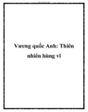 Vương quốc Anh: Thiên nhiên hùng vĩ