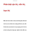 Phân biệt cận thị, viễn thị, loạn thị