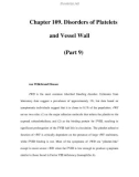 Chapter 109. Disorders of Platelets and Vessel Wall (Part 9)