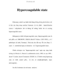 Hypercoagulable state