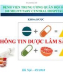 Thông tin dược lâm sàng