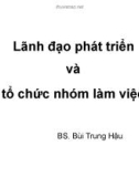 Bài giảng Quản lý y tế: Bài 3 - BS. Bùi Trung Hậu