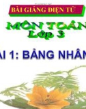 Bài giảng Bảng nhân 6 - Toán 3 - GV.Ng.P.Hùng