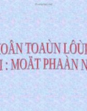 Giáo án môn toán lớp 2 Một phần năm 