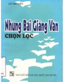 Tuyển tập những bài giảng văn chọn lọc: Phần 1