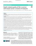 Health-related quality of life in women with breast cancer: A review of measures