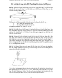 Đề bài tập trong sách 200 Puzzling Problems in Physics