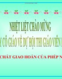 Bài giảng Toán 4 chương 2 bài 2: Tính chất giao hoán của phép nhân