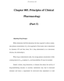 Chapter 005. Principles of Clinical Pharmacology (Part 5)