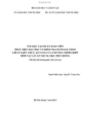 TÀI LIỆU TẬP HUẤN GIÁO VIÊN THỰC HIỆN DẠY HỌC VÀ KIỂM TRA ĐÁNH GIÁ THEO CHUẨN KIẾN THỨC, KĨ NĂNG CỦA CHƯƠNG TRÌNH GDPT MÔN VẬT LÍ CẤP TRUNG HỌC PHỔ THÔNG