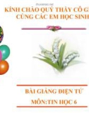 Bài giảng Tin học 6 bài 9: Vì sao cần có hệ điều hành