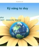 Bài giảng Kỹ năng tư duy