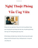 Nghệ Thuật Phỏng Vấn Ứng Viên